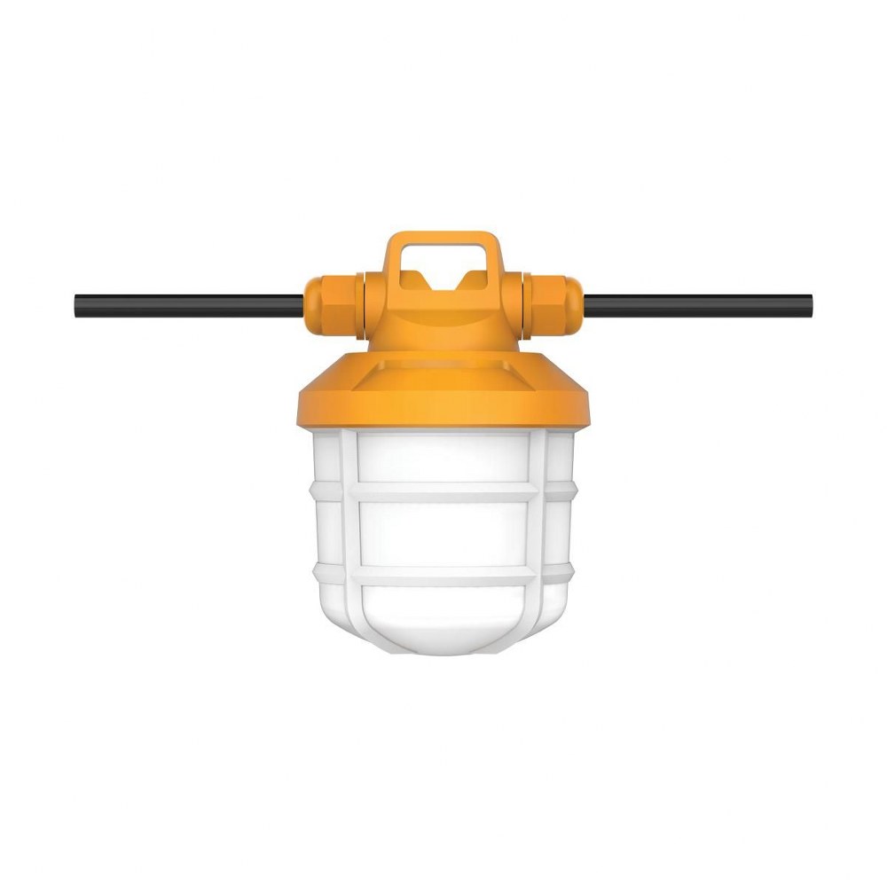 Satco-S28976-Hi-Pro - 5.3 Inch 50W LED High-Lumen Industrial Base Replacement Lamp   Orange White Finish