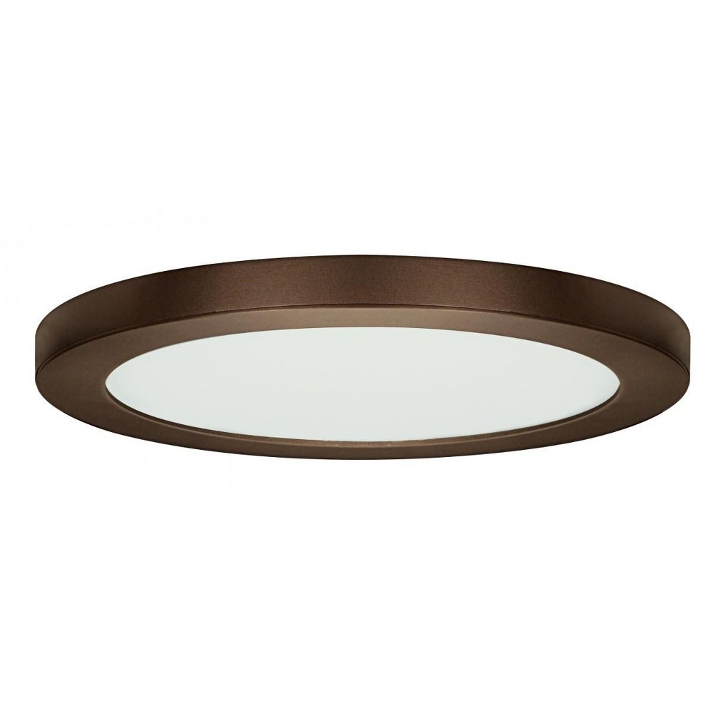 Satco-S29652-Blink - 13 Inch 25W LED Round Flush Mount Color Temperature: 3000K  Brushed Nickel Finish