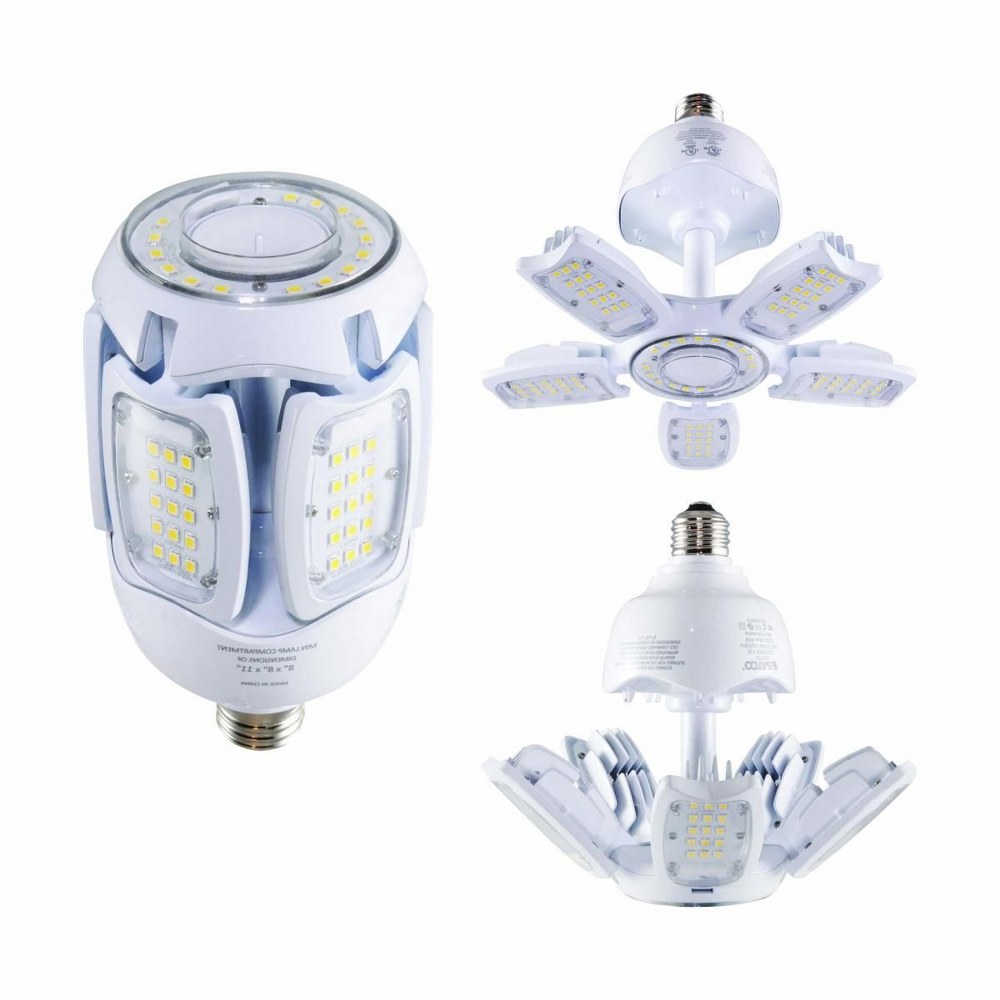 Satco-S39750-Hi-Pro - 6.38 Inch 30W LED HID Medium Base Replacement Lamp Color Temperature: 5000K  White Finish