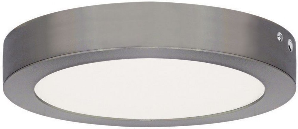 Satco-S8673-Blink - 13 Inch LED Battery Backup Module For Round Flush Mount   Brushed Nickel Finish