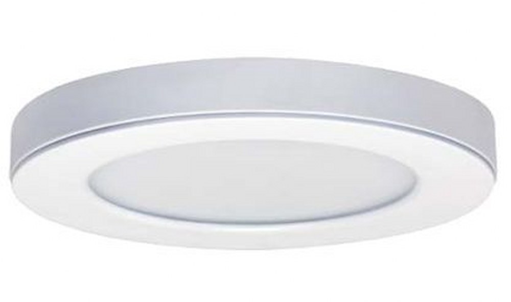 Satco-S9881-Blink - 8 Inch 16.5W LED Round Flush Mount   White Finish with Frosted White Glass