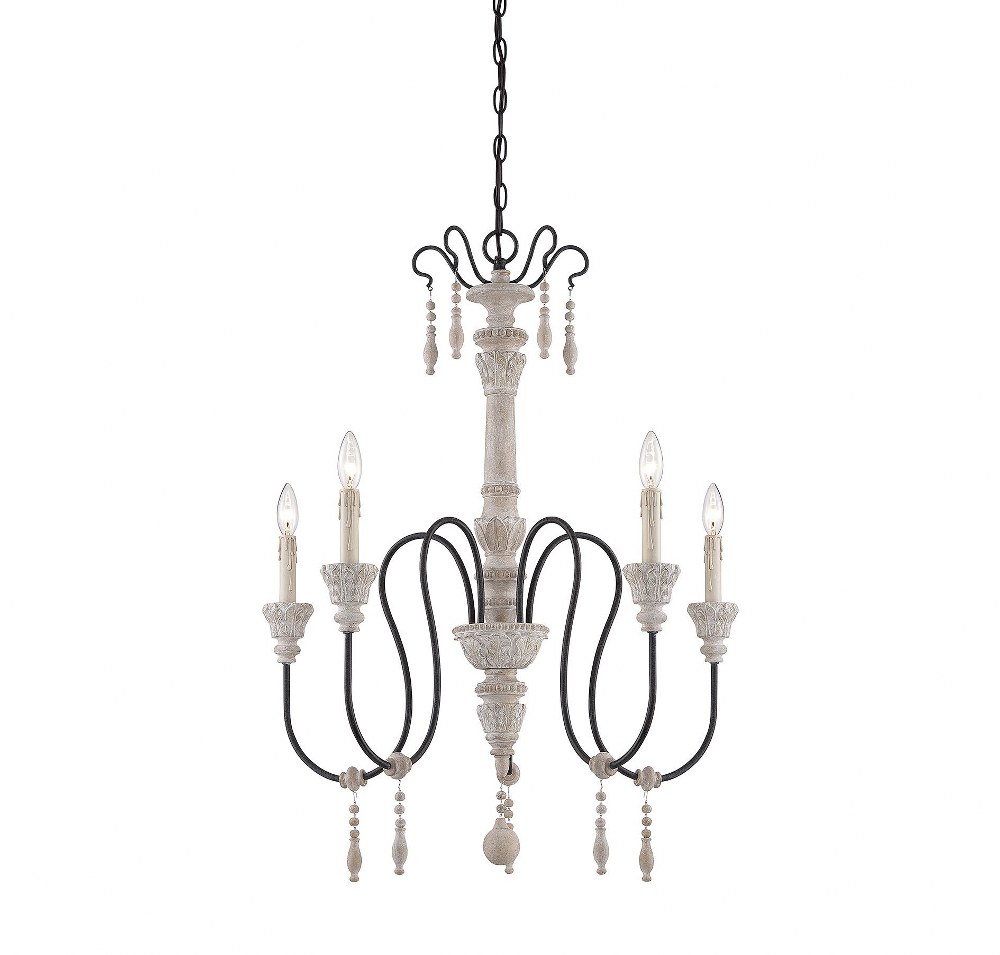 1759662 Savoy House-1-290-5-23-5 Light Chandelier-Traditio sku 1759662