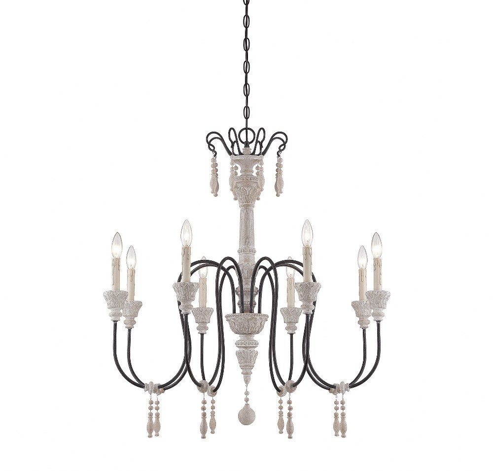 1759661 Savoy House-1-291-8-23-8 Light Chandelier-Traditio sku 1759661