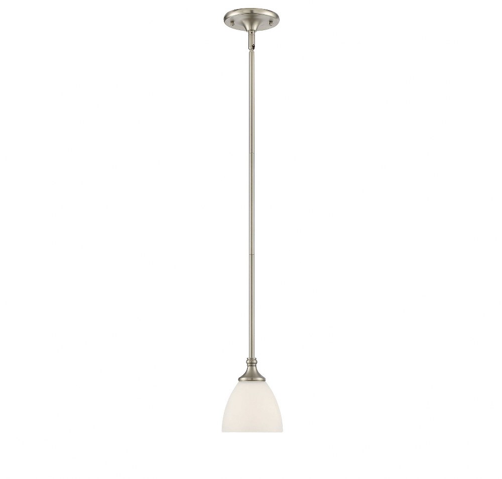 1900744 Savoy House-7-1010-1-SN-1 Light Mini Pendant-Tradi sku 1900744