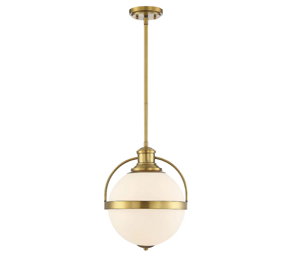 Savoy House-7-3102-1-322-1 Light Pendant-Transitional Style with Mid-Century Modern and Bohemian Inspirations-16.5 inches tall by 12.75 inches wide   1 Light Pendant-Transitional Style with Mid-Centur