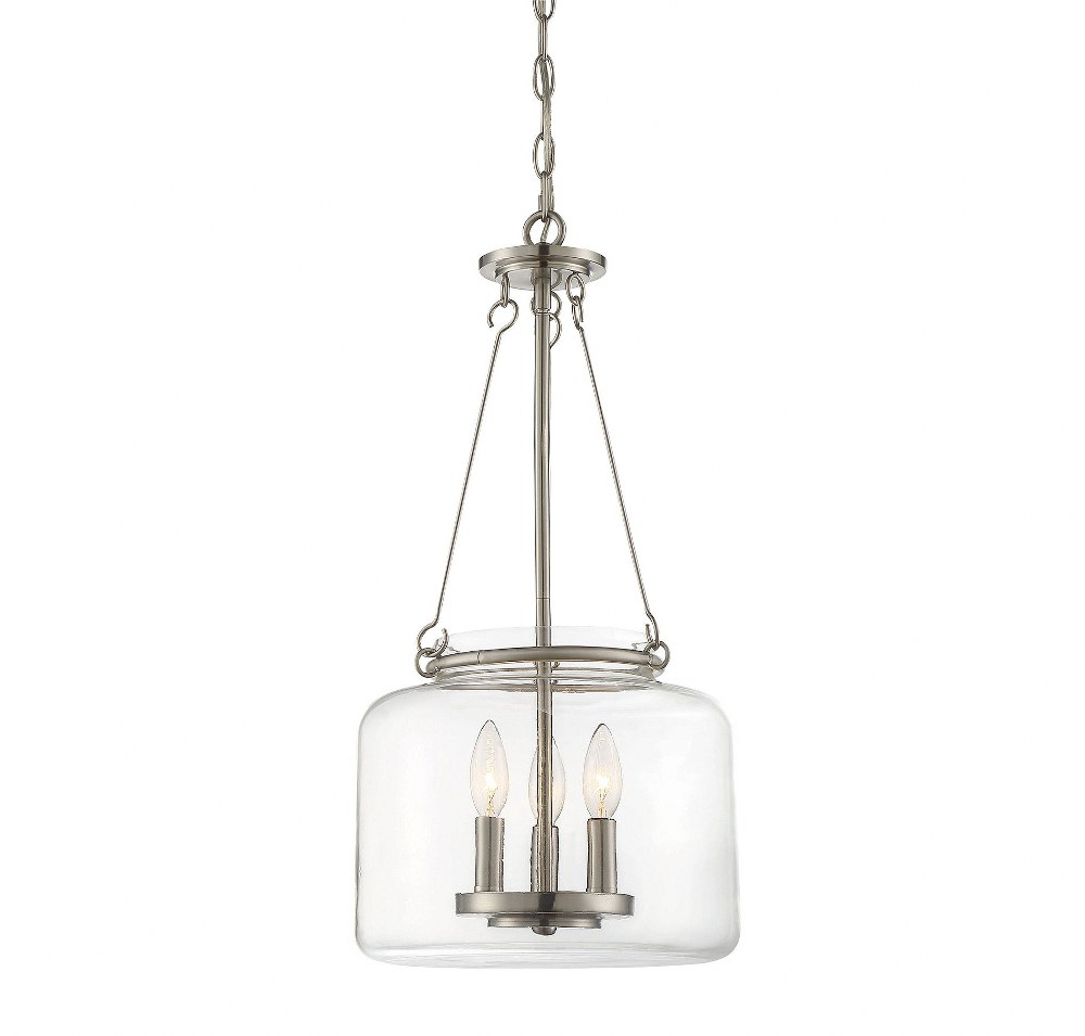 2333343 Savoy House-7-9006-3-SN-3 Light Pendant-Transition sku 2333343