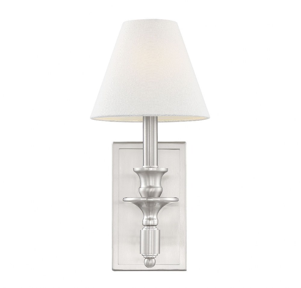 2894003 Savoy House-9-0700-1-SN-1 Light Wall Sconce-Tradit sku 2894003