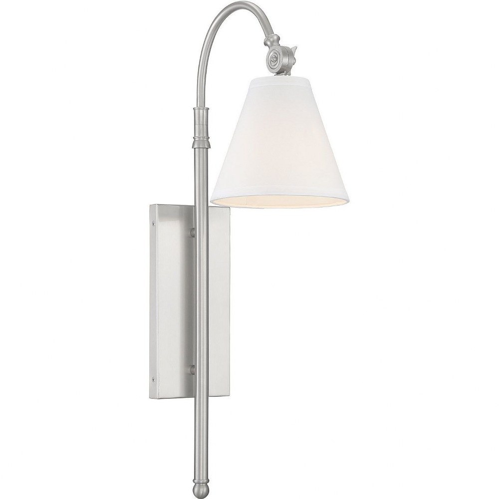 Savoy House 9-1201-1-SN 1 Light Wall Sconce-Modern Style with Farmhouse and