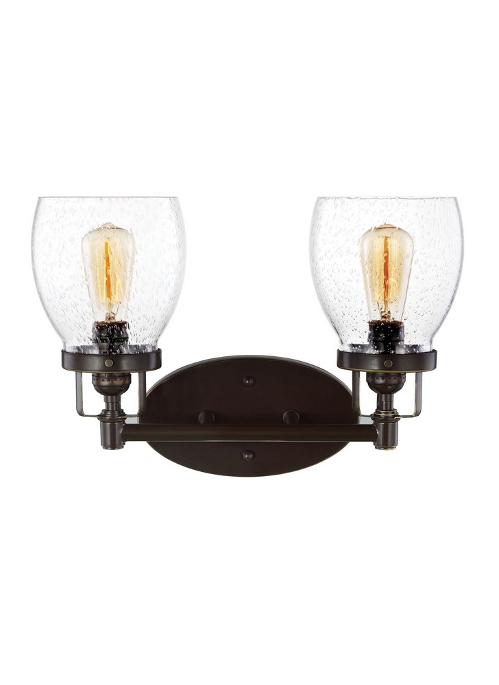 Sea Gull Lighting-4414502-782-Belton - 2 Light Bath Vanity Heirloom Bronze Incandescent Bronze Finish with Clear Seeded Glass