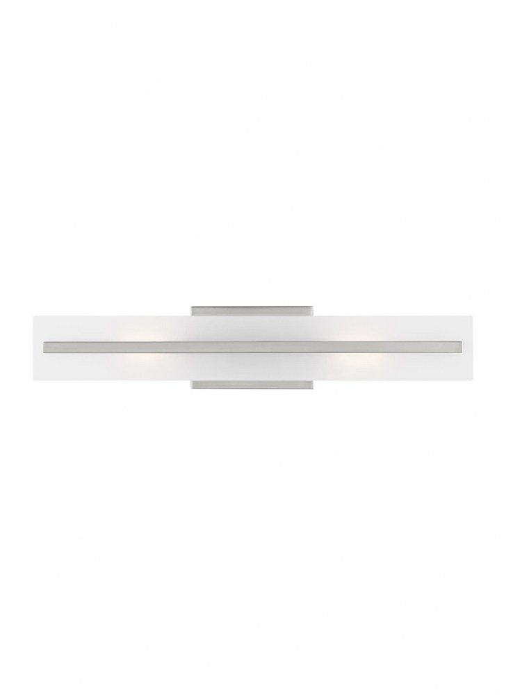 Sea Gull Lighting-4554302-962-Dex - 2 Light Medium Bath Vanity In Modern Style-24 Inches Tall and 4.75 Inches Wide Brushed Nickel Incandescent