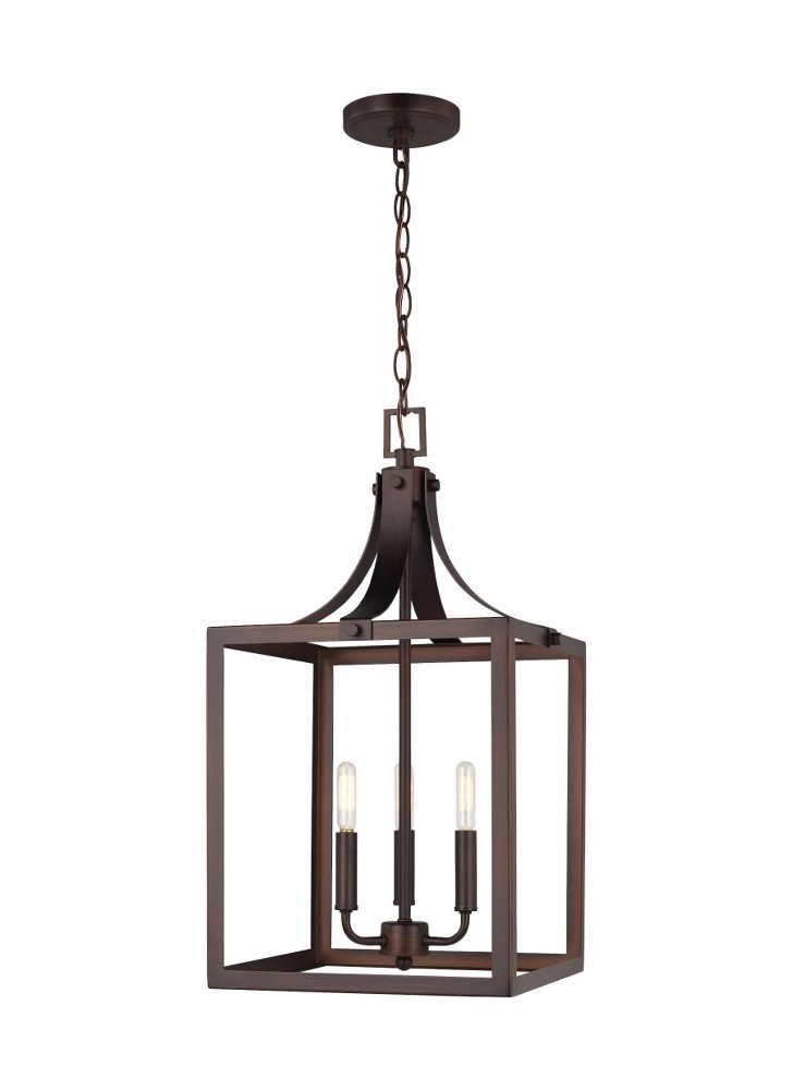 Sea Gull Lighting-5240603-710-Labette - 60W Three Light Medium Foyer in Traditional Style - 12 inches wide by 23.5 inches high Bronze Incandescent Heirloom Bronze Finish