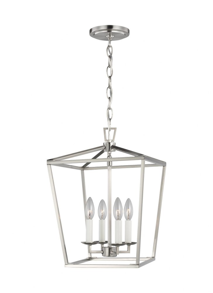 Sea Gull Lighting-5292604-962-Dianna - 4 Light Small Pendant - 12.5 inches wide by 18 inches high   Brushed Nickel Finish