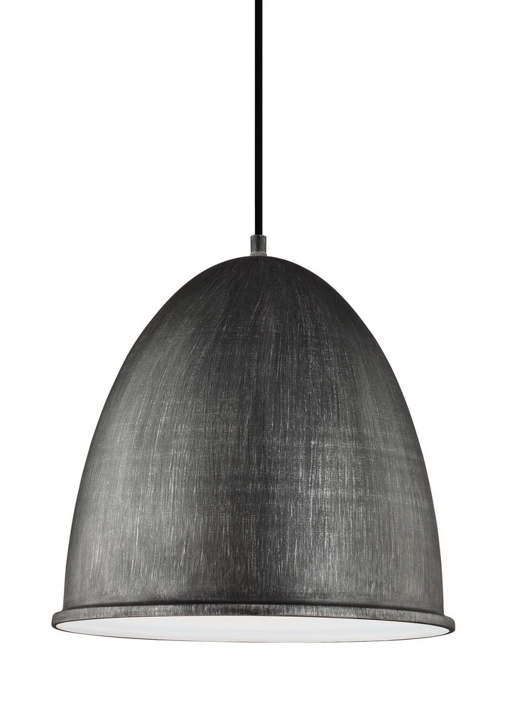 Sea Gull Lighting-6525401-846-Hudson Street - One Light Pendant in Transitional Style - 15.75 inches wide by 15.88 inches high Stardust Incandescent Stardust Finish