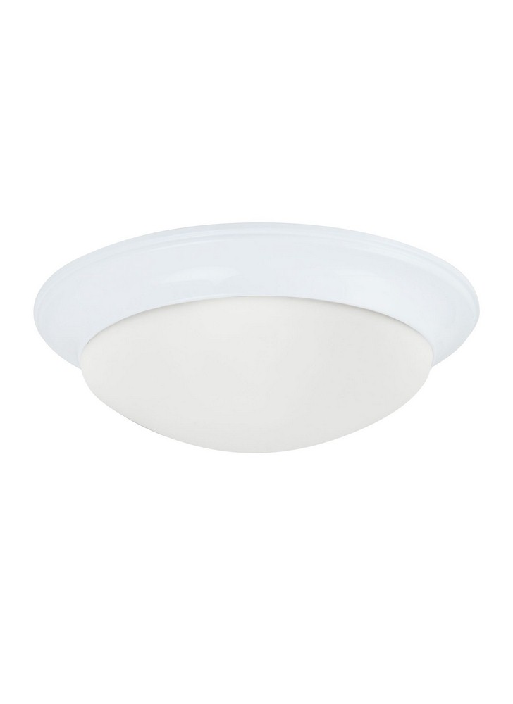 Sea Gull Lighting-75435-15-Nash - Two Light Flush Mount White Incandescent Nash - Two Light Flush Mount