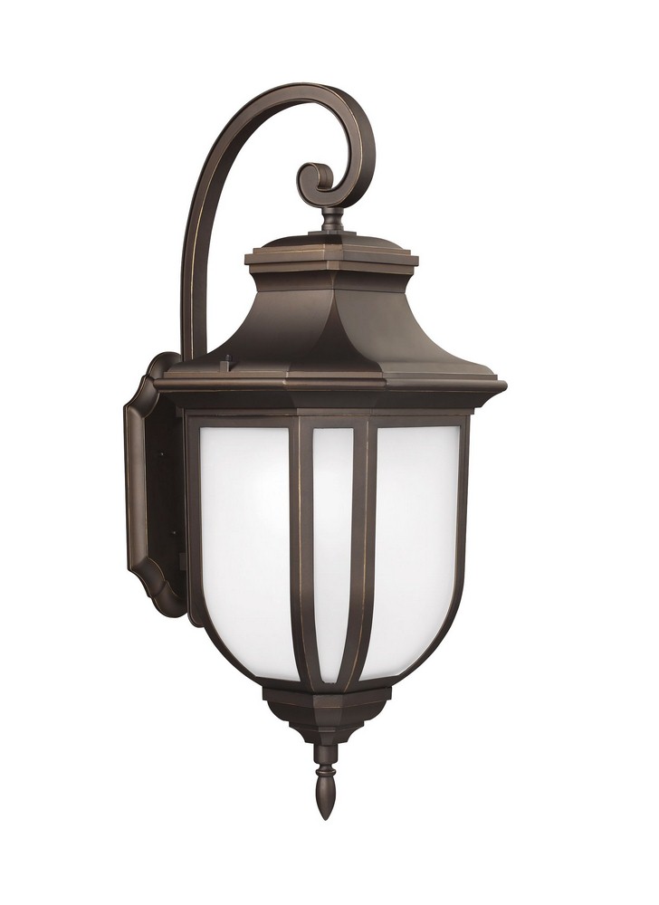 Sea Gull Lighting-8636301-71-Childress - One Light Medium Outdoor Wall Lantern in Traditional Style - 6.38 inches wide by 14.63 inches high Antique Bronze Incandescent Antique Bronze Finish with Satin