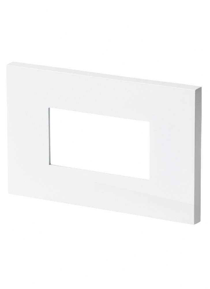 Sea Gull Lighting-93405S-15-2.5W LED Step Horizontal Open in Transitional Style - 3 inches wide White  Satin Nickel Finish