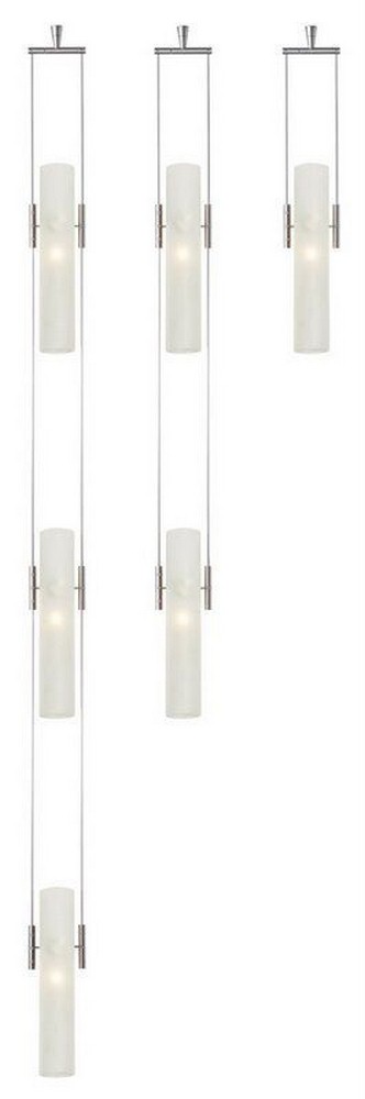 Stone Lighting-CH5071FRBZX2M-Top 1 - One Light Monopint Chandelier   Bronze Finish with Frost Glass