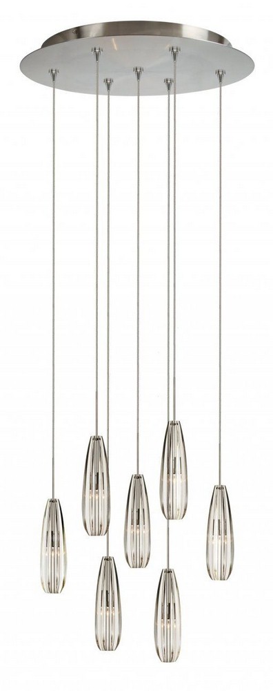 Stone Lighting-CH63207CRSNL2-Alicia - 106 Inch 14W 7 LED Chandelier Alicia - 106 Inch 14W 7 LED Chandelier