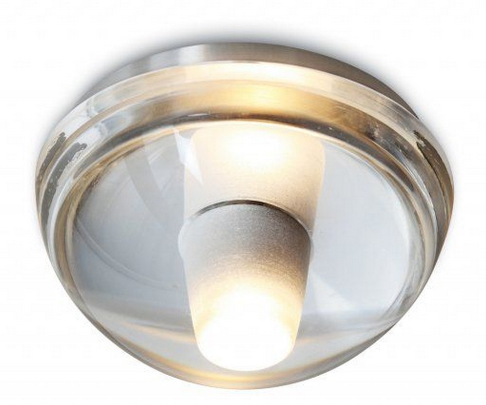 Stone Lighting-CL092CRL2-Gracie - 5.5 Inch 2W 1 LED Flush Mount   Polished Nickel Finish with Clear Glass