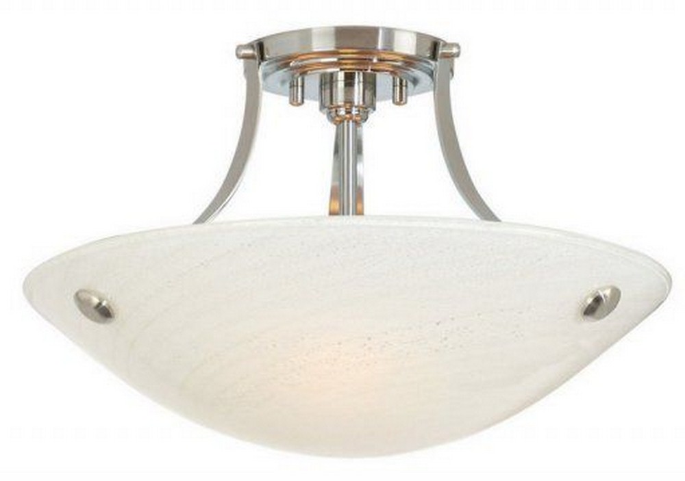 Stone Lighting-CL501OPBZCF13-Neptune - Three Light CFL Semi-Flush Mount Bronze  Neptune - Three Light CFL Semi-Flush Mount