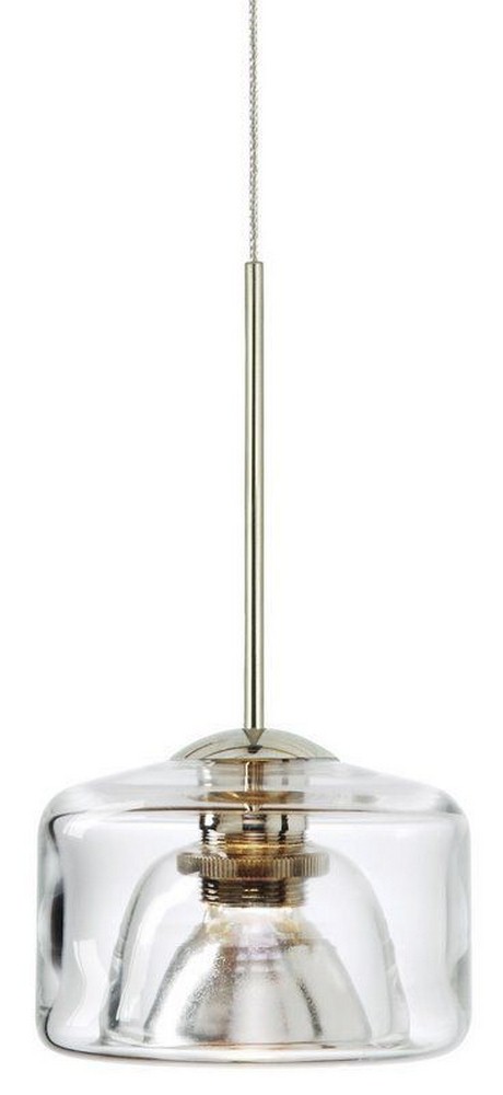 Stone Lighting-PD217CRSNM3M-Krypto - One Light Monopoint Mini Pendant Satin Nickel  Krypto - One Light Monopoint Mini Pendant