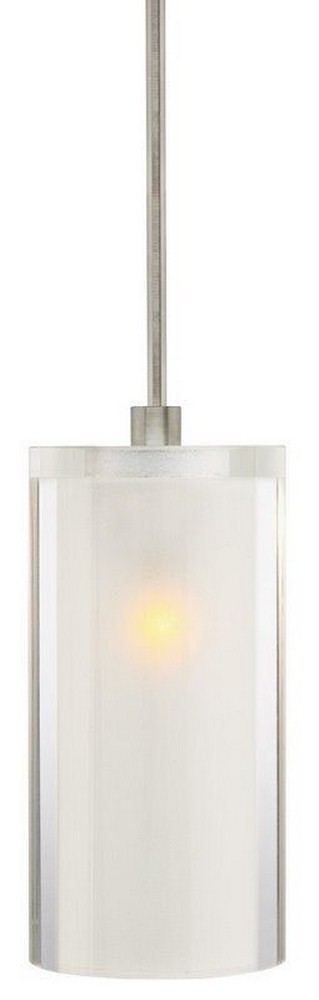 Stone Lighting-PD221CRBZX3M-Crystal Cylinder - One Light Monopoint Mini Pendant   Bronze Finish