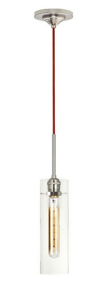 Stone Lighting-PD310PNRD-Kitchen Tubular - One Light Pendant   Polished Nickel Finish