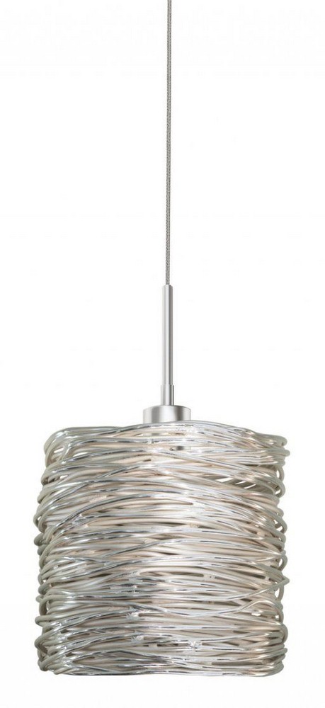 Stone Lighting-PD537GOSNX3M-Coil - One Light Short GY6.35 Xenon Monopoint Pendant Gold/Satin Nickel  Silver/Satin Nickel Finish