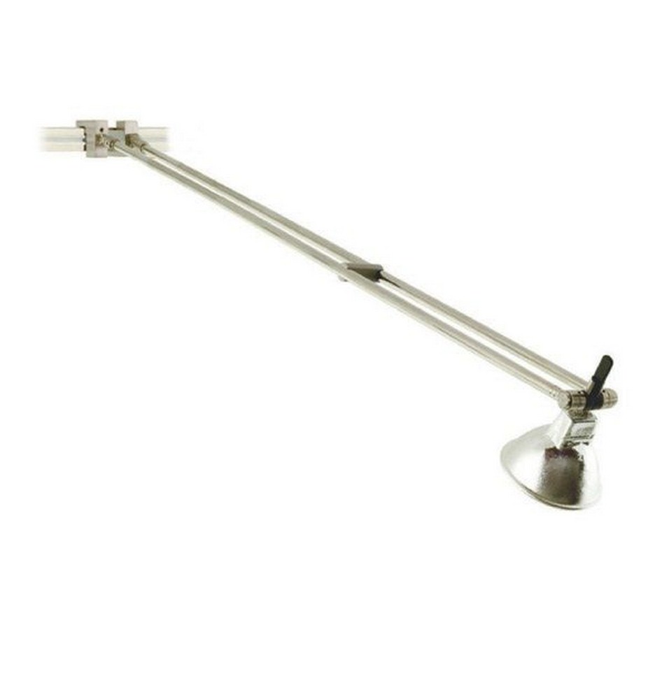 Stone Lighting-PLTEL200PNM5M-Telescopic - One Light Monopoint Picture Light with Canopy Polished Nickel  Satin Nickel Finish