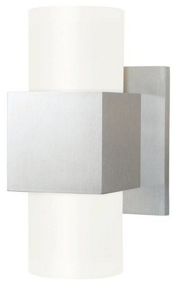 Stone Lighting-WS014OPSNM2-Block - Two Light Wall Sconce   Block - Two Light Wall Sconce