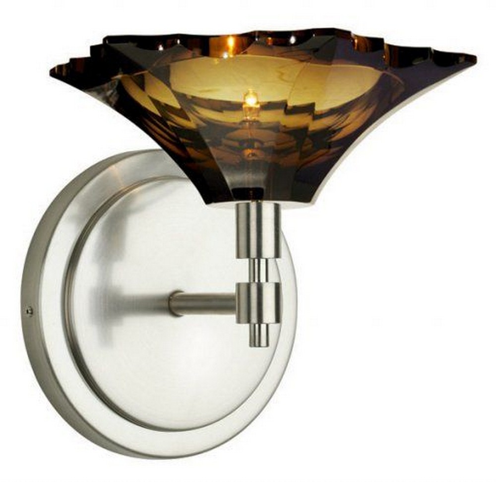 Stone Lighting-WS038CGPNL2-Peak - 5.5 Inch 2W 1 LED Wall Sconce Polished Nickel  Peak - 5.5 Inch 2W 1 LED Wall Sconce