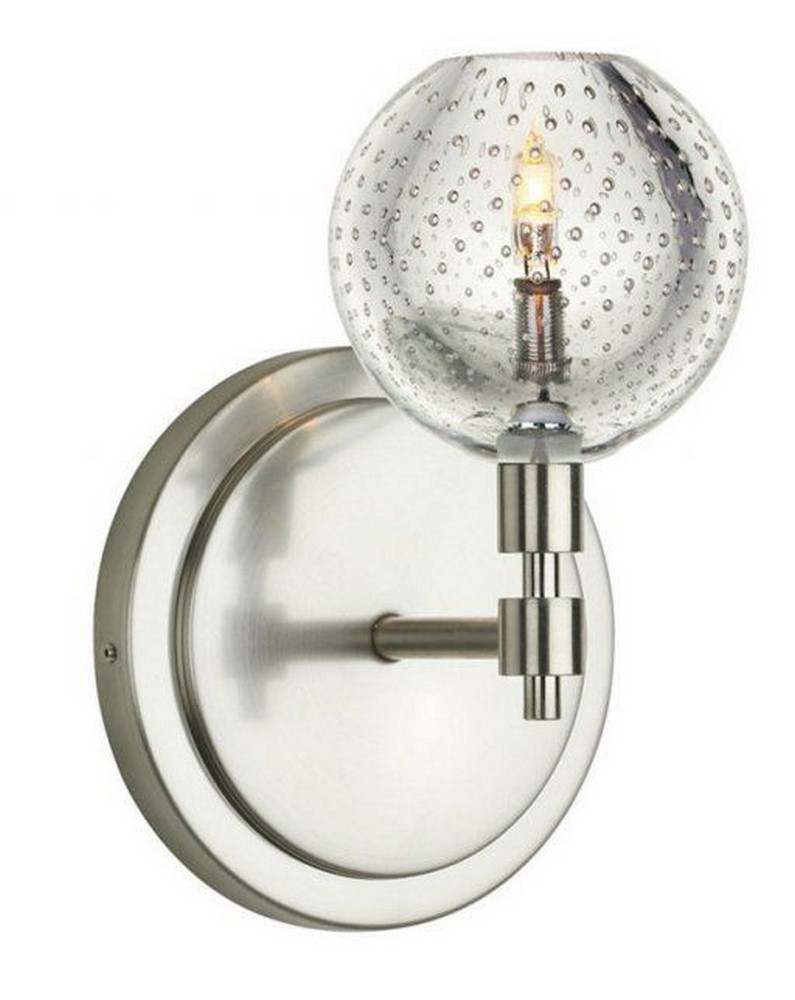 Stone Lighting-WS129CRPNL2-Bubbles - 5 Inch 2W 1 LED Wall Sconce Polished Nickel  Satin Nickel Finish