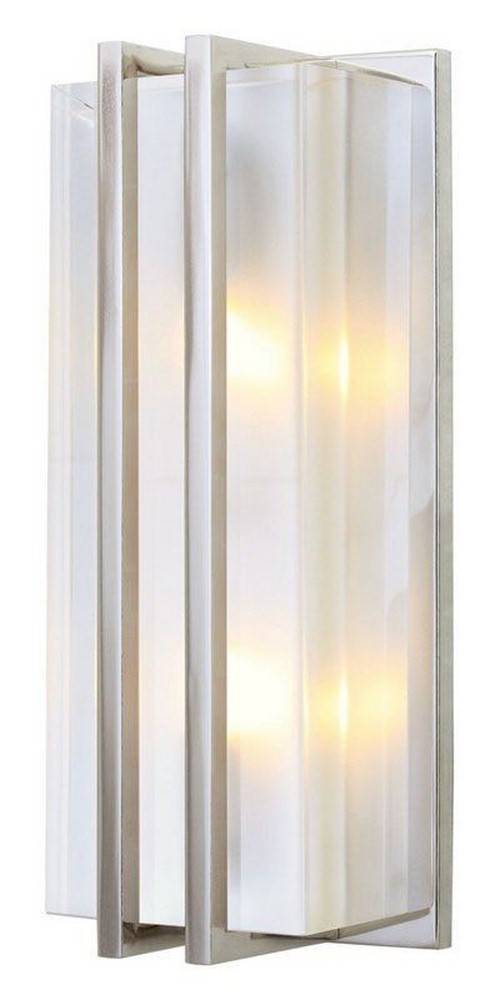 Stone Lighting-WS226CRPNG940-Vida - Two Light G9 Halogen Wall Sconce Polished Nickel  Satin Nickel Finish