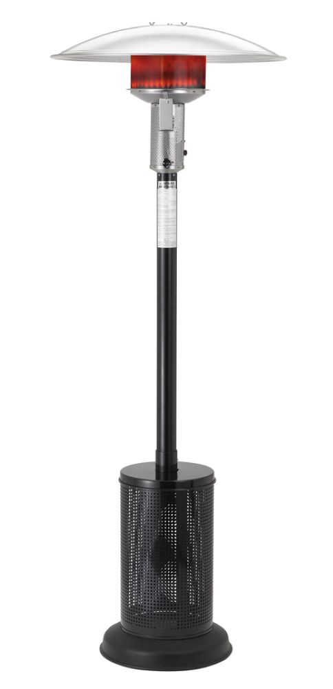 Sunglo-A270BK-Portable Propane Patio Heater with DS Ignition Black Stainless Steel Finish