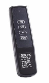 Sunpak-92006-Accessory - Hand Held Remote   Black Finish