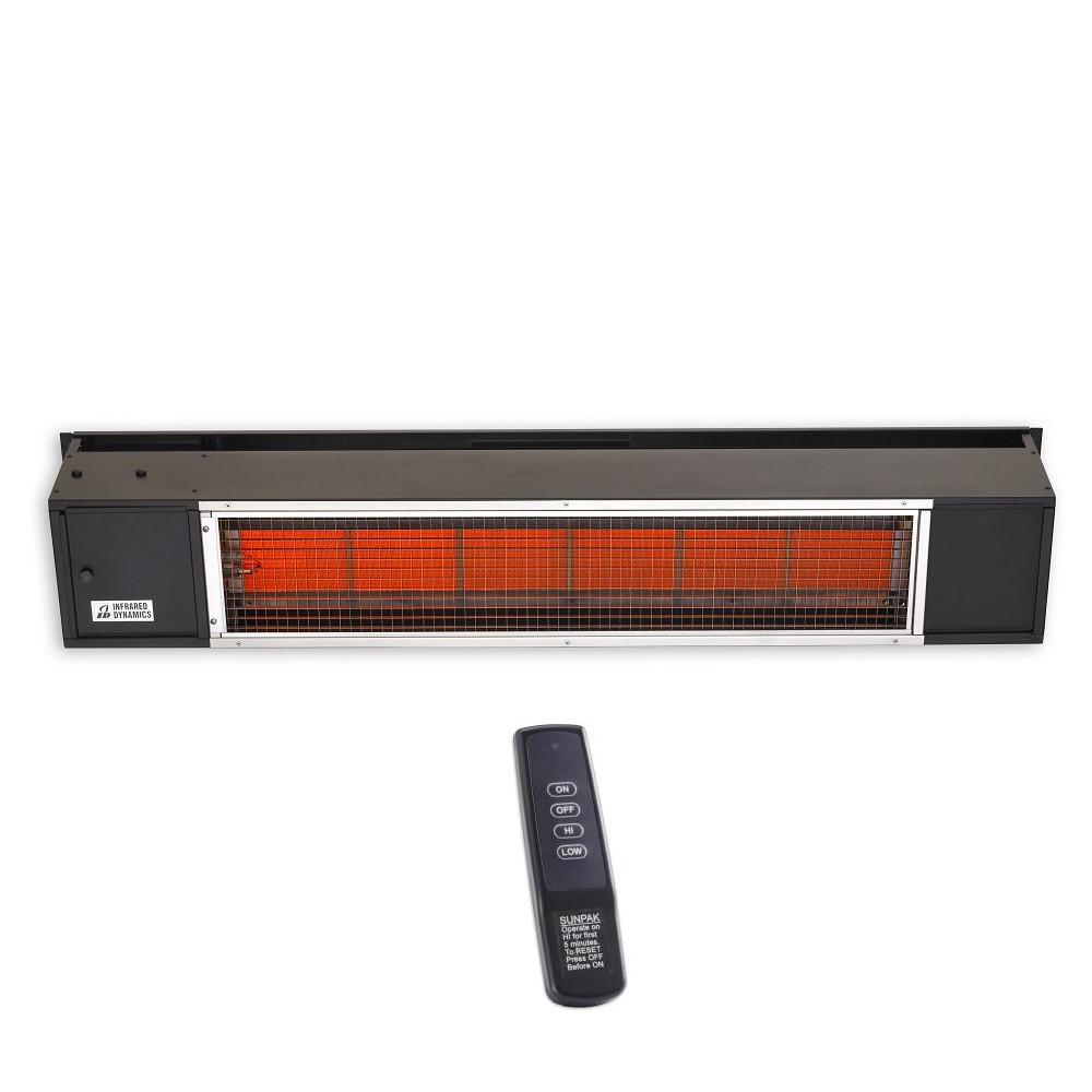 Sunpak-12023-25000 to 34000 BTU Two Stage Heater with Remote Control Black Natural Gas Liquid Propane