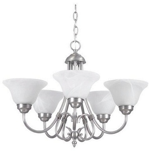 1041647 Sunset Lighting-F6345-53-Madrid - Five Light Chand sku 1041647