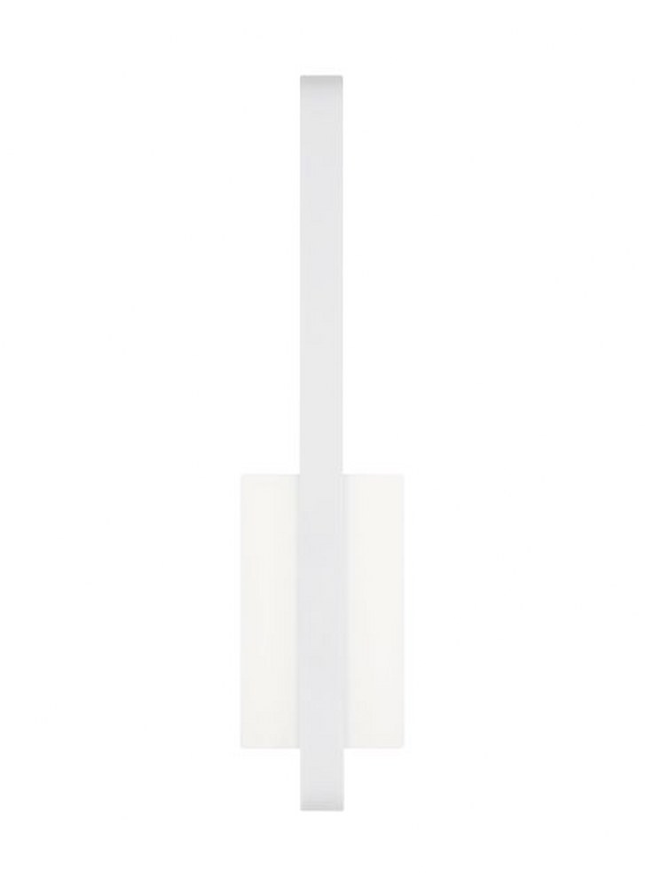 Tech Lighting-700BCBND13W-LED930-Banda 13 - 11.7W 1 LED Bath Vanity In Minimalist Style-13 Inches Tall and 3.1 Inches Wide Matte White
