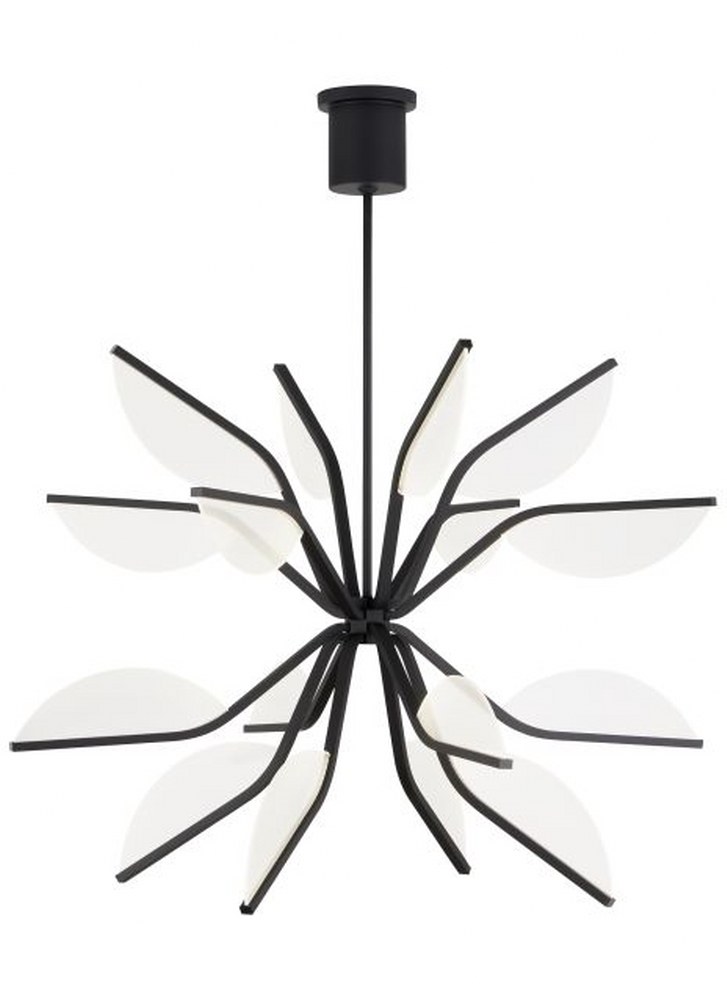 Tech Lighting-700BLT38GB-LED930-Belterra 38 - 50.1W 1 LED Globe Chandelier In Modern Style-17.3 Inches Tall and 38 Inches Wide Matte Black