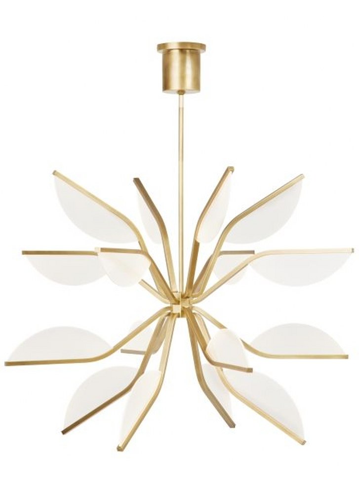 Tech Lighting-700BLT38GNB-LED930-Belterra 38 - 50.1W 1 LED Globe Chandelier In Modern Style-17.3 Inches Tall and 38 Inches Wide Natural Brass