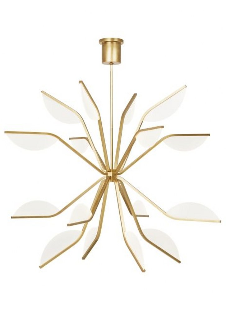 Tech Lighting-700BLT43NB-LED930-Belterra 43 - 801.6W 16 LED Chandelier In Modern Style-37.1 Inches Tall and 46.3 Inches Wide Natural Brass