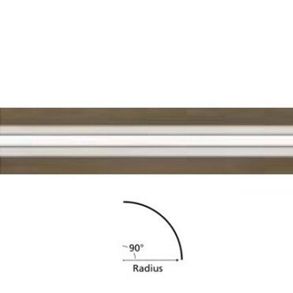 Tech Lighting-700MOBH9060BRZ-Accessory - Monorail Pre-Bent 90 Degree Curve 60 Inch Antique Bronze/Brown 60&quot; Length