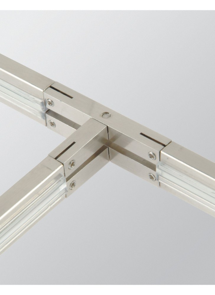 Tech Lighting-700MOCTTS-Accessory - Monorail InchT Inch Connector Satin Nickel  Satin Nickel Finish