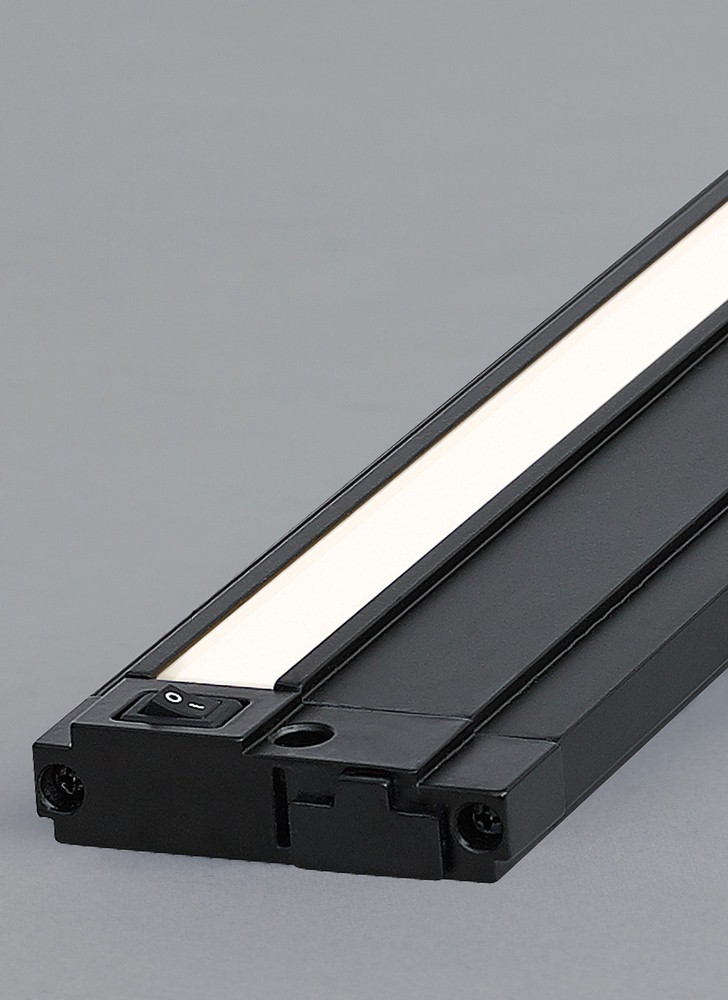 Tech Lighting-700UCF1393B-LED-Unilume - Slimline LED Undercabinet Black Finish LED 90 CRI 3000K 120V 13.2 Length