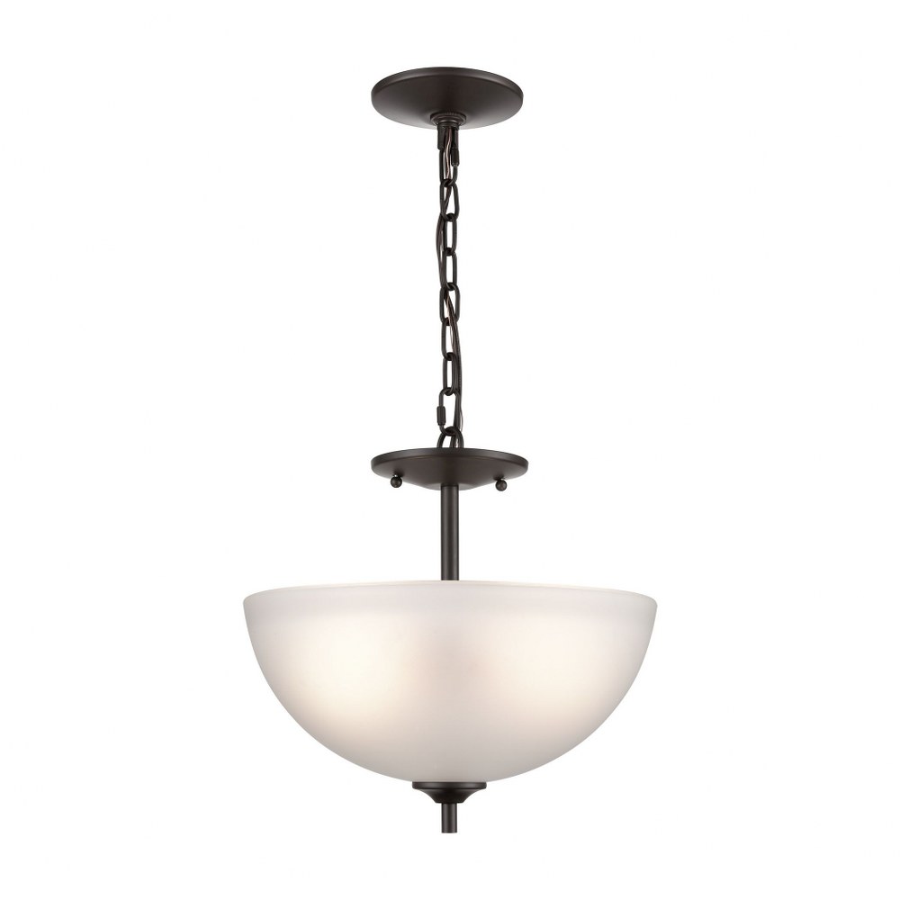 Thomas Lighting-1352PL/10-2 Light Convertible Semi-Flush Mount   Oil Rubbed Bronze Finish