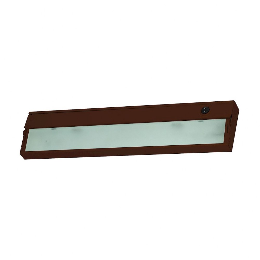Thomas Lighting-A117UC/15-Aurora - Two Light Utility Light   Bronze Finish with Clear Diffuse Glass