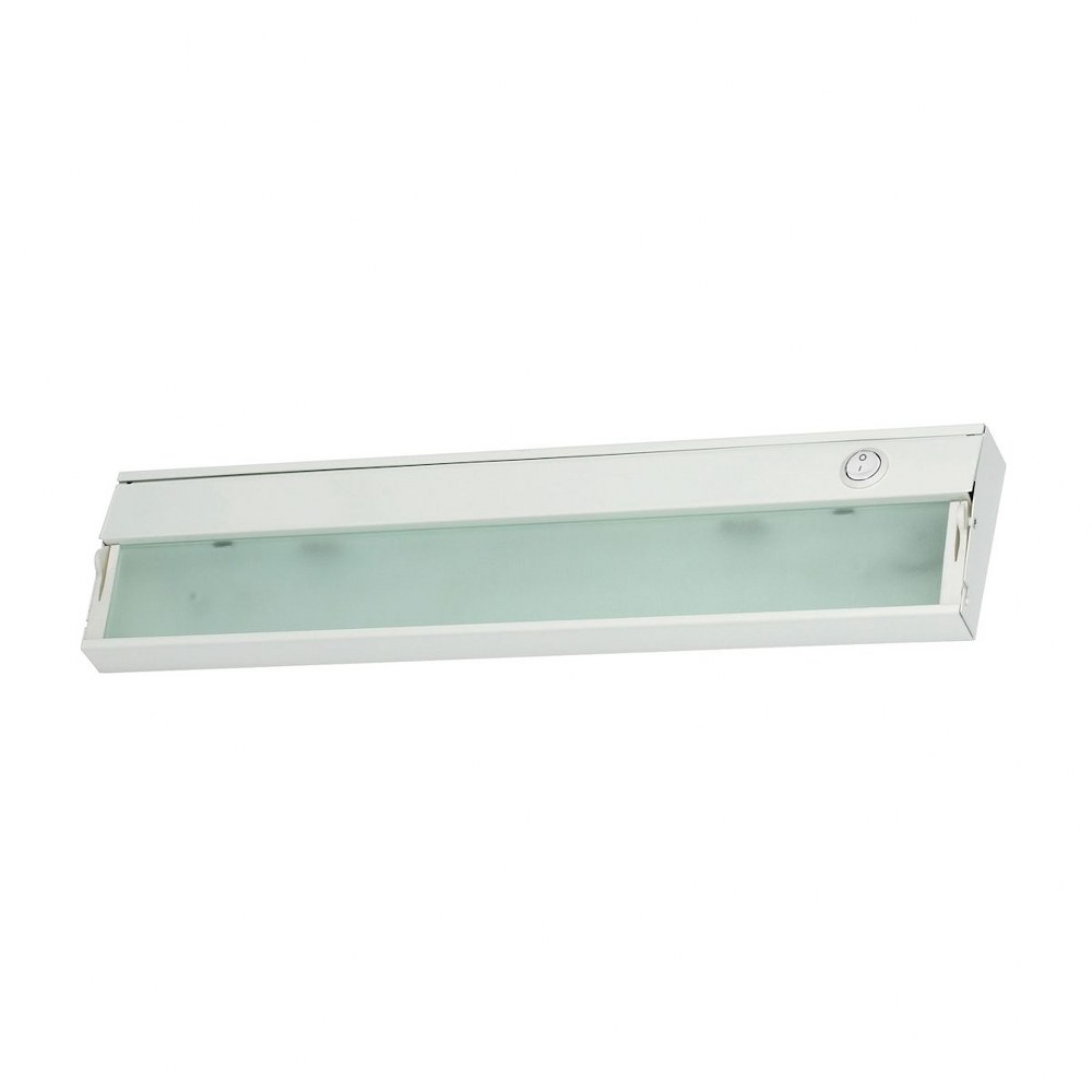 Thomas Lighting-A117UC/40-Aurora - Two Light Utility Light   White Finish with Clear Diffuse Glass