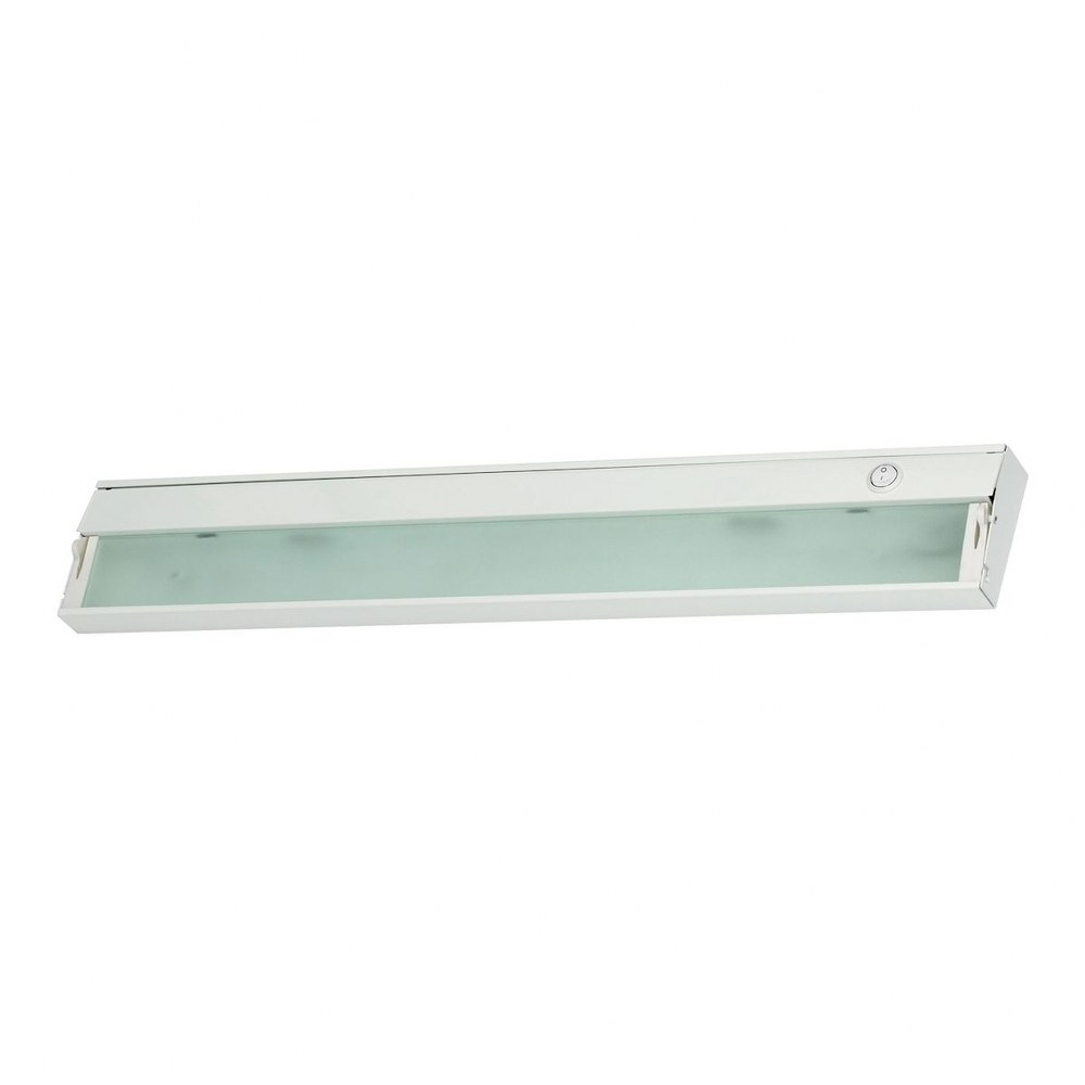 Thomas Lighting-A126UC/40-Aurora - Three Light Utility Light   White Finish with Clear Diffuse Glass
