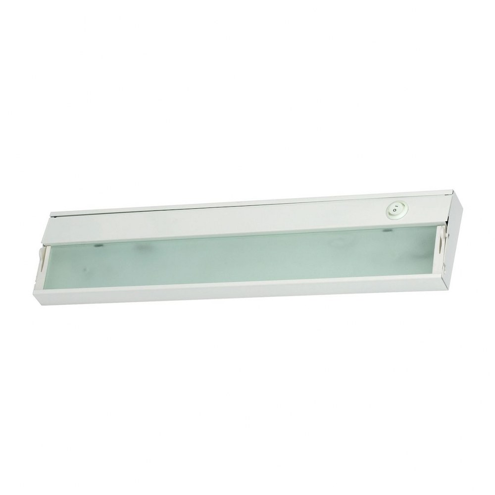 Thomas Lighting-A217UC/40-Aurora - 17 Inch 5W 2 LED Utility Light   White Finish with Clear Diffuse Glass