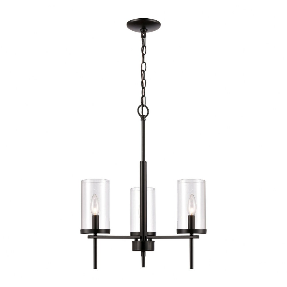 4546403 Thomas Lighting-CN290326-3 Light Chandelier Black  sku 4546403